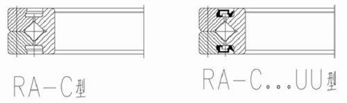 RA-C系列交叉滾子軸承結(jié)構圖